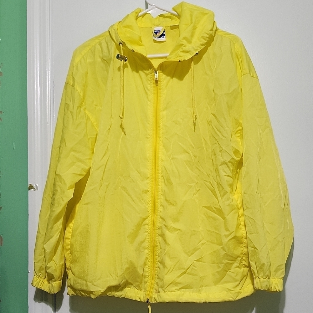 Vintage ProSpirit Bright Yellow Outerwear With Pouch